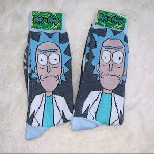 Rick and morty high socks set of 4 pairs